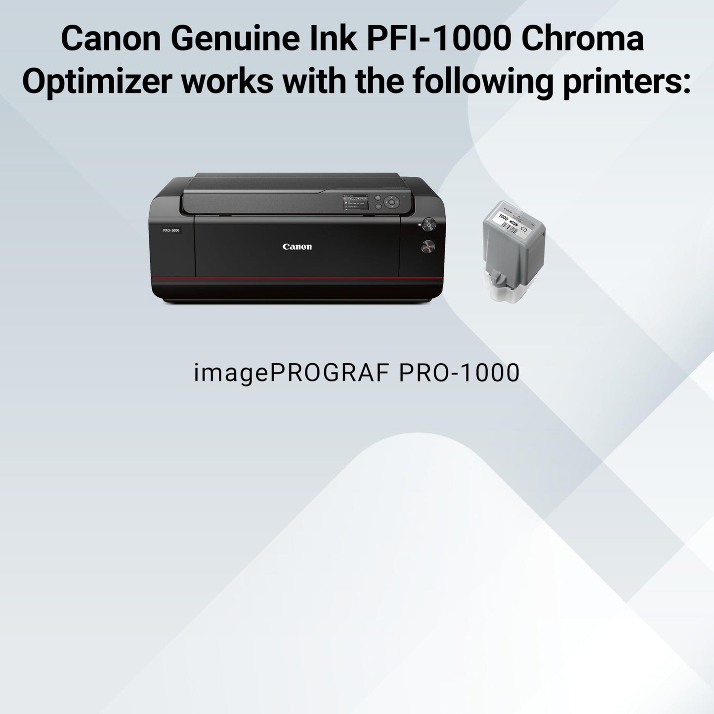 Canon PFI-1000 Genuine Chroma Optimizer Ink Tank, Compatible with ImagePROGRAF PRO-1000 Printers