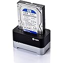 Cinolink USB 3.0 to SATA 2.5/3.5 Inch Hard Drive Docking Station with 4ft USB 3.0 Cable for HDD/SSD Support up to 8TB, Compatible with Windows PC
