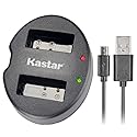 Kastar Dual USB Charger for LP-E10, LC-E10 and EOS 1100D, EOS 1200D, EOS Rebel T3, EOS Rebel T5, EOS Kiss X50, EOS Kiss X70 DSLR Camera & Canon LPE10