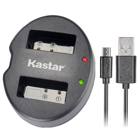 Kastar Dual USB Charger for LP-E10, LC-E10 and EOS 1100D, EOS 1200D, EOS Rebel T3, EOS Rebel T5, EOS Kiss X50, EOS Kiss X70 DSLR Camera & Canon LPE10