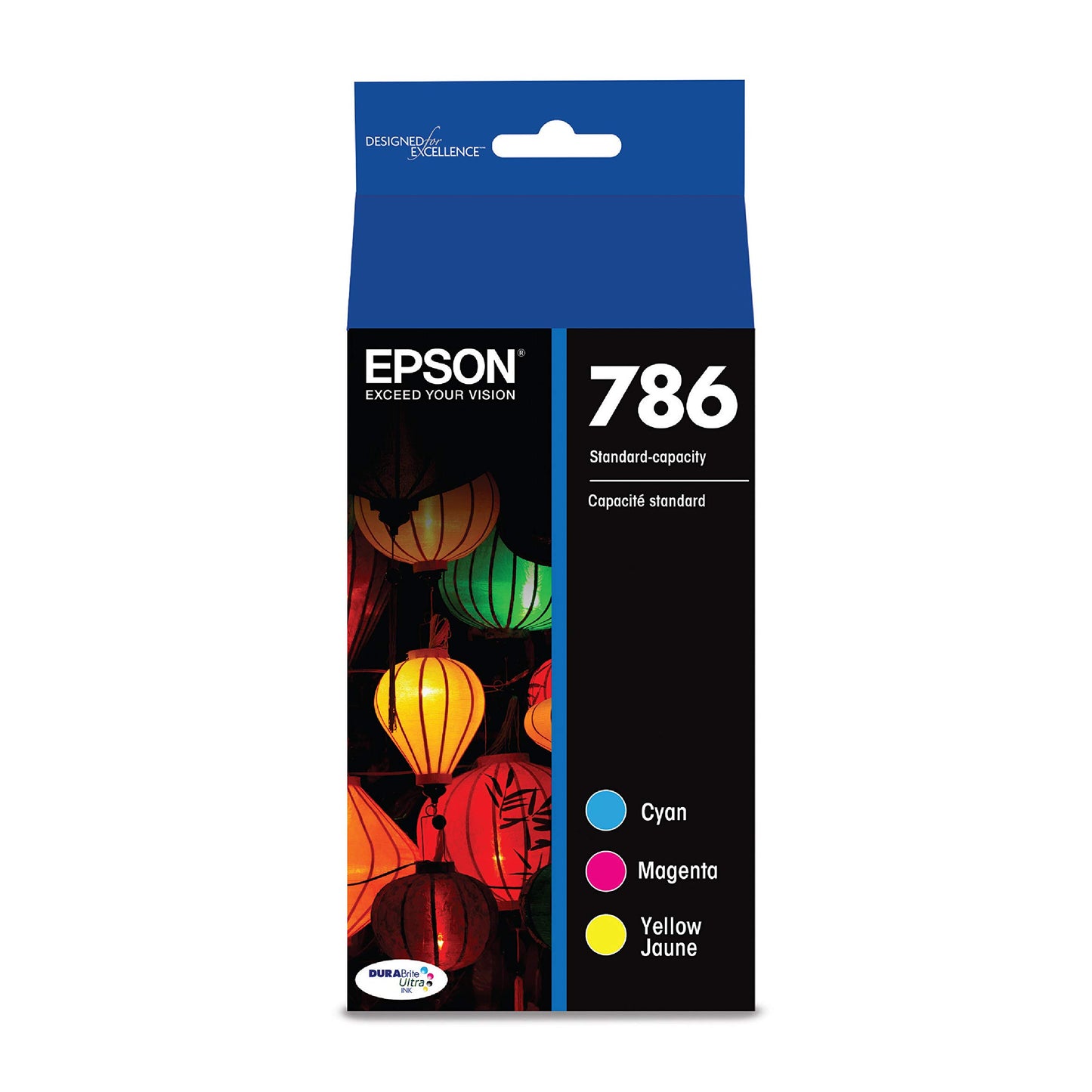 EPSON 786 DURABrite Ultra Ink Standard Capacity Color Combo Pack (T786520-S) Works with WorkForce WF-5110, 5190, 5620, 5690
