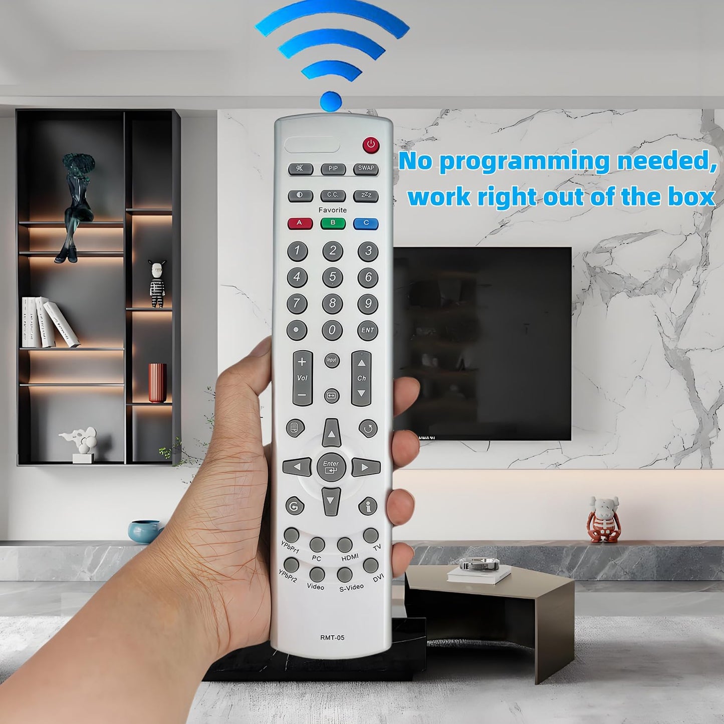 Replacement Remote Control RMT-05 RMT05 Fit for Westinghouse TV DVD LTV-32W3HD SK32H240 SK-26H540S SK-42H240S SK-19H210S TX-52F480S SK-32H510S