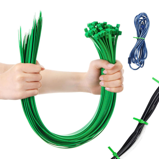 Zip Ties Heavy Duty Cable Ties with 150lbs Tensile Strength, Multi-Purpose Adjustable Ties, UV Resistant Indoor and Outdoor Cable Ties for Use in The