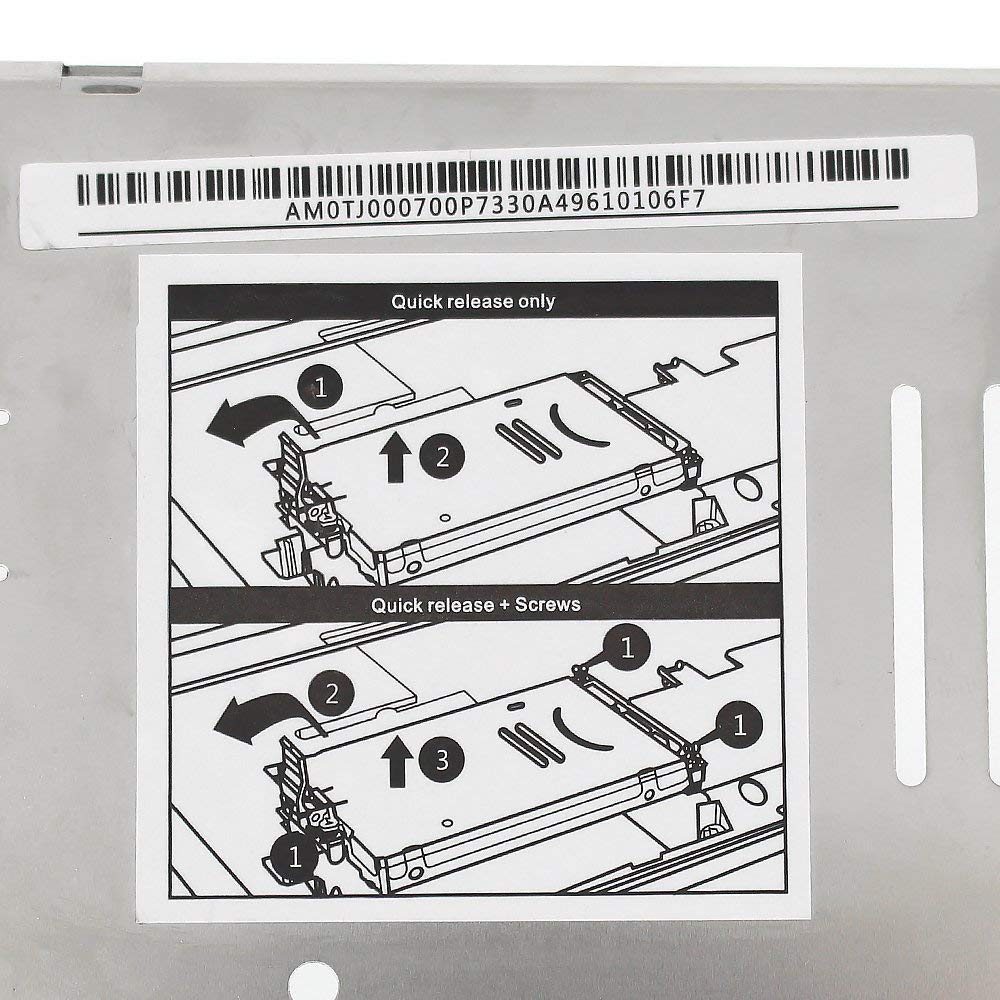 Replacement Hard Drive HDD SSD Caddy Frame Bracket for HP ZBook 15 ZBook 17 G1 G2 (Not fit G3 Model or Any Other Model)