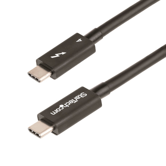StarTech.com 1.6ft (50cm) Thunderbolt 4 Cable - 40Gbps - 100W PD - 4K/8K Video - Thunderbolt Cable - Compatible w/USB 4/Thunderbolt 3/USB 3.2/USB