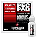 Aeroclipse Optic Cleaning Fluid and PEC-PAD Lint Free Wipes - Critical Optic Non-Flammable Cleaning Solution - Non-Abrisive Cleaning Wipes