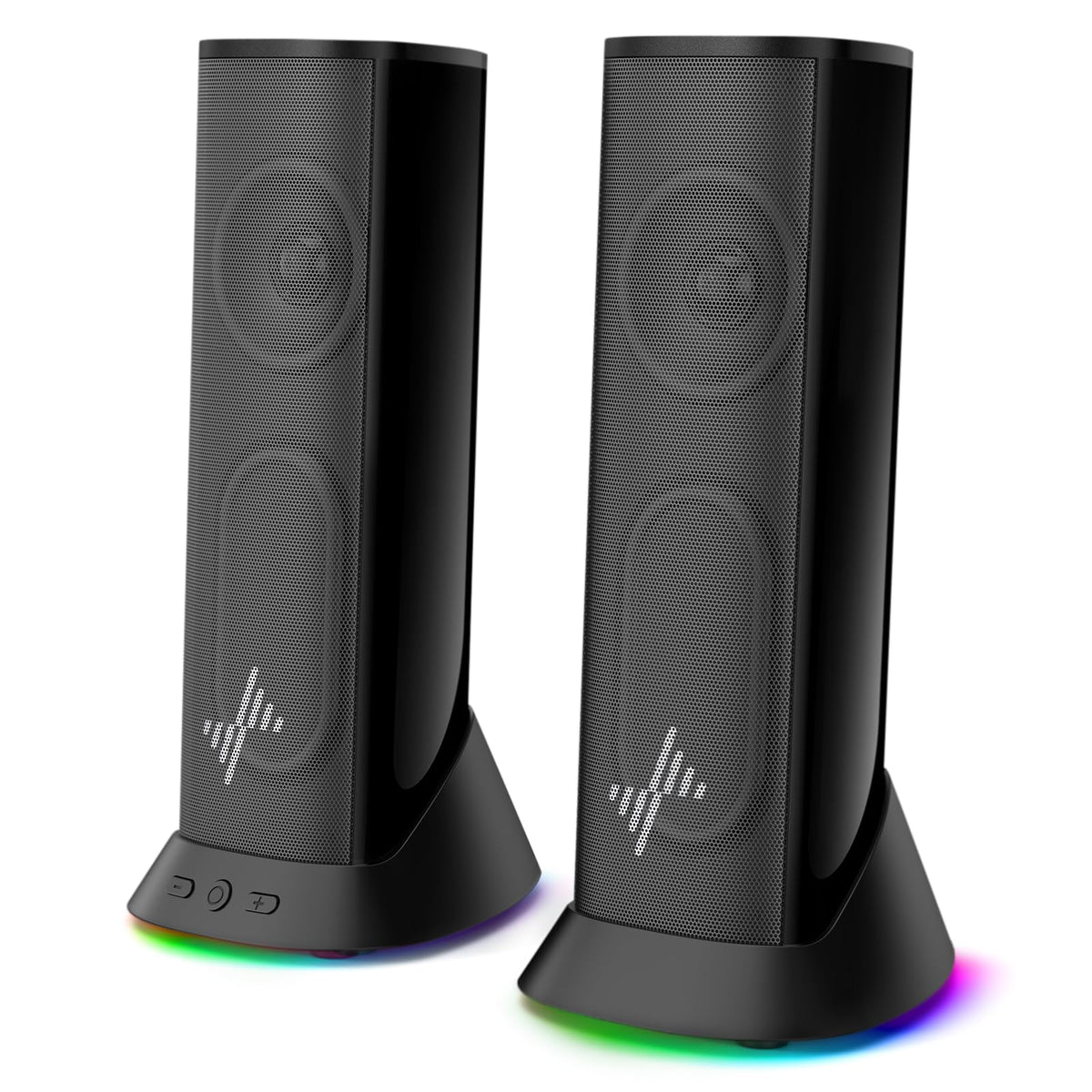 Nylavee Computer Speakers, Plug-and-Play PC Speakers for Desktop & Laptop