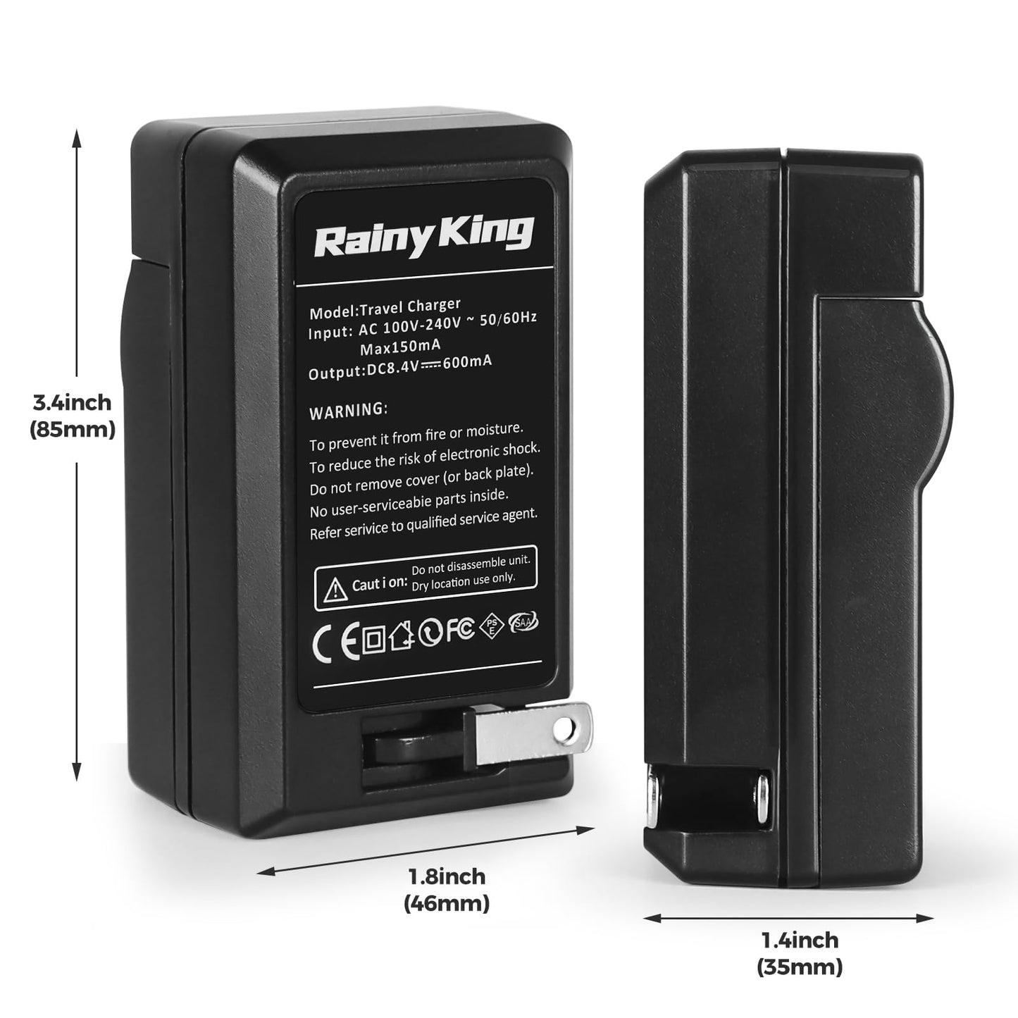 LP-E5 Battery Charger for Canon EOS 500D, 450D, Kiss X3, Rebel T1i, XS