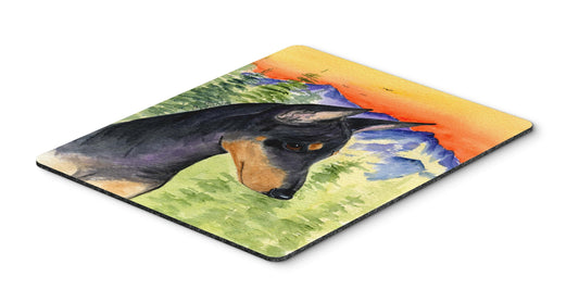 Caroline's Treasures SS8425MP "Manchester Terrier Mouse Pad, Hot Pad or Trivet" for Home Office Gaming Working Computers Laptop Mouse Mat,Washable