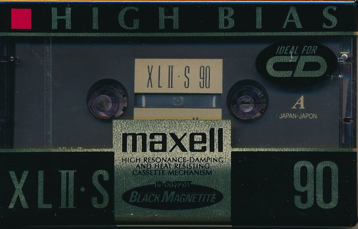 Maxell Black 90 Minute Cassette Tape