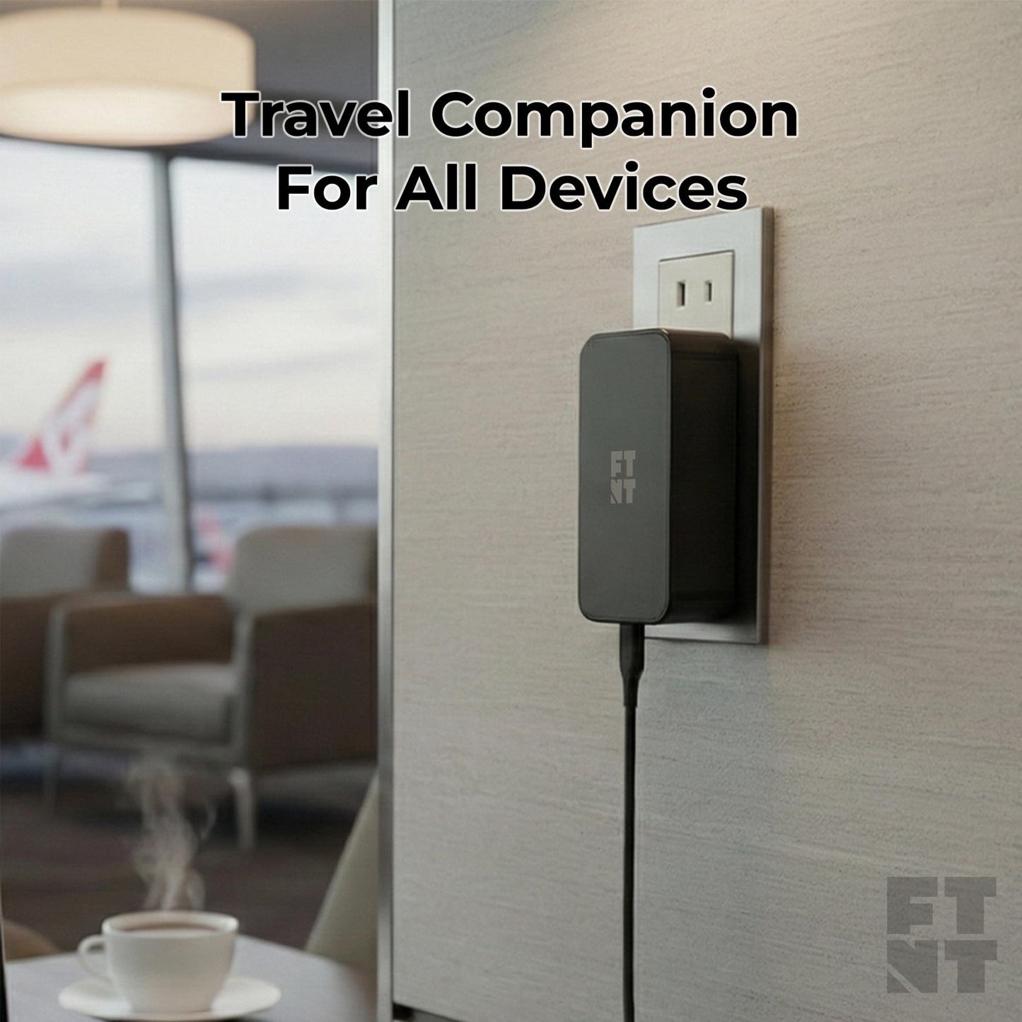USB-C Compact Power Adapter, 1m/3ft Flexible USB-C Cable Bundle, 1 USB-C Port, 30W USB-C Max Output, for iPhone 16/17, MacBook Air, iPad, Pixel