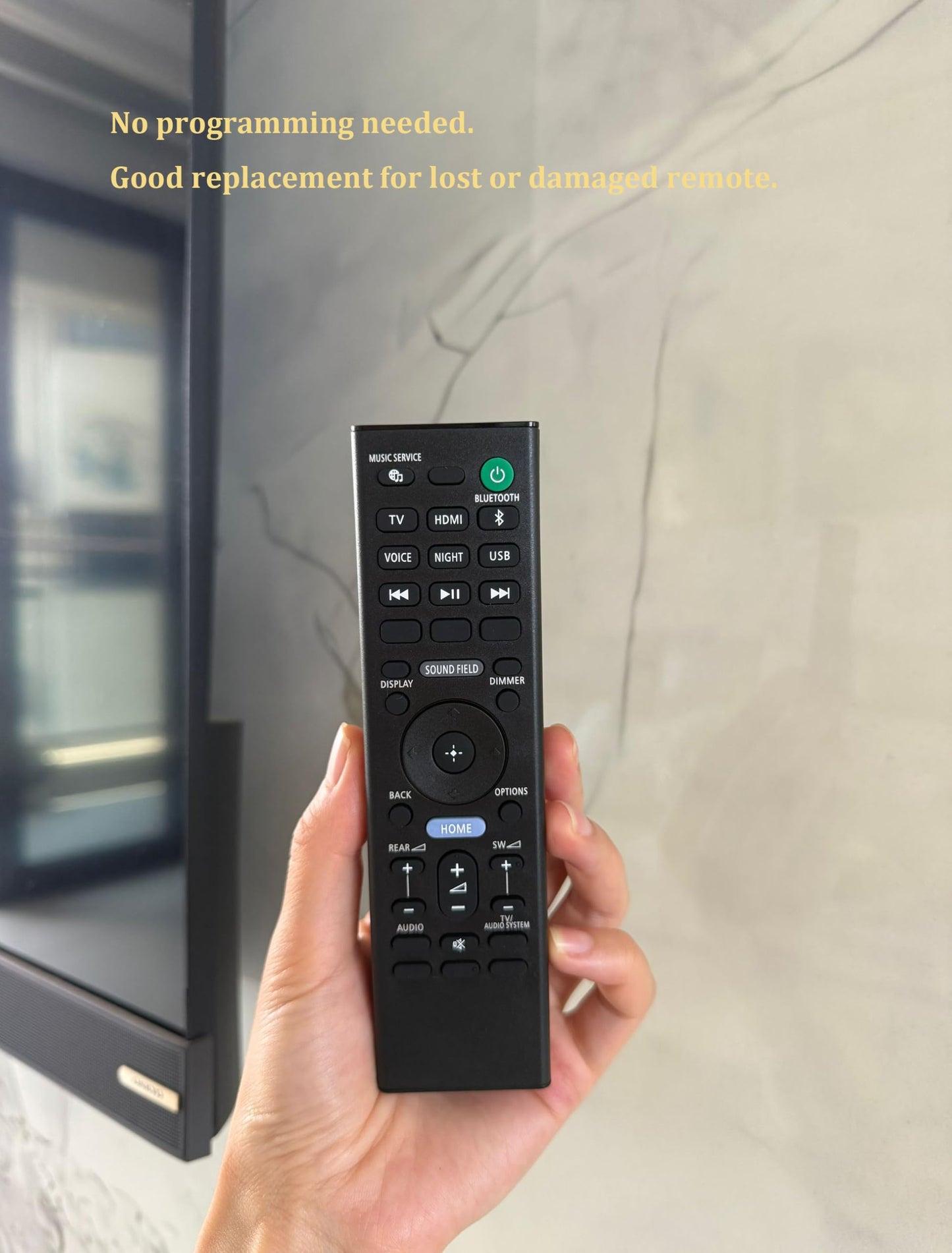 Replacement Remote Control RMT-AH510U for Sony HTA5000 HT-A5000 Soundbar