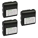 Kastar 3X BT-H22 Battery 3.6V 2900mAh Replacement for Sharp VL-H800U, VL-H800DU, VL-H850, VL-H850S, VL-H850U, VL-H4200, VL-H4200S, VL-H420H, VL-H420S
