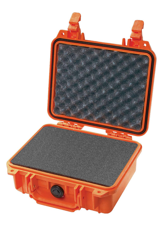 Pelican 1200 Case With Foam (Orange)