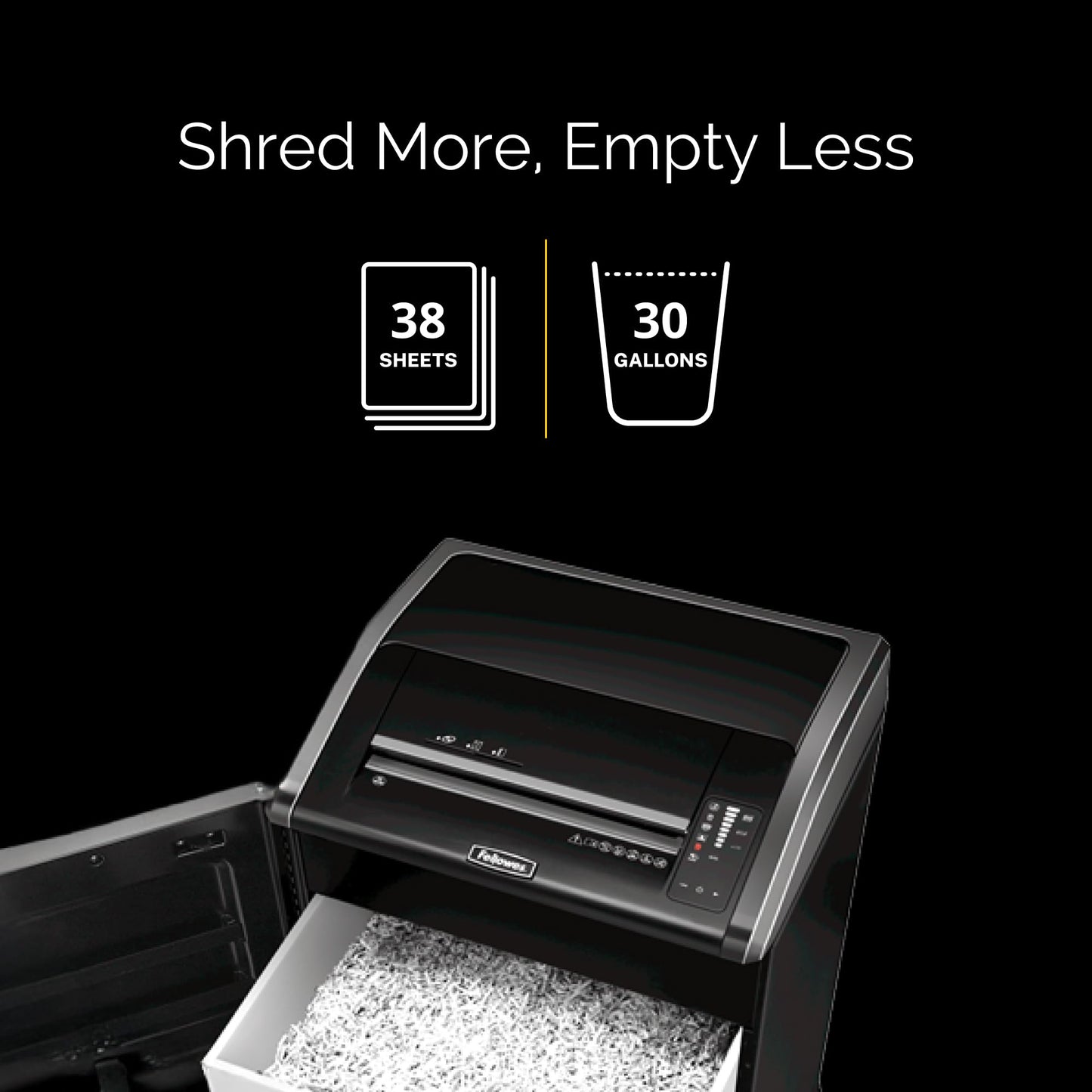 Fellowes PowerShred 425i 38-Sheet Strip-Cut Shredder (38420)