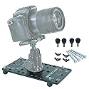 Cam Caddie Ultra Flat Low Angle Cheese Plate POD/Tripod Mount for DSLR, Mirrorless and Action Cameras