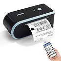 JADENS Bluetooth Thermal Label Printer, Wireless Label Printer with Built-in Paper Bin, Compatible with iOS, Android, Windows, Mac, Chromebook, Widely