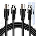 YIMATEECO BNC Extension Cable BNC Male to Female Connector Coaxial Cable CCTV Security Camera Cables RG59 75Ohm 23AWG Pure Copper Conductors Radio