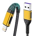 iPhone Charger, [Apple MFi Certified] 3Pack 6FT USB A Cable for Lightning Charger Cable, Fast iPhone Charging Cord Compatible with iPhone Xs…
