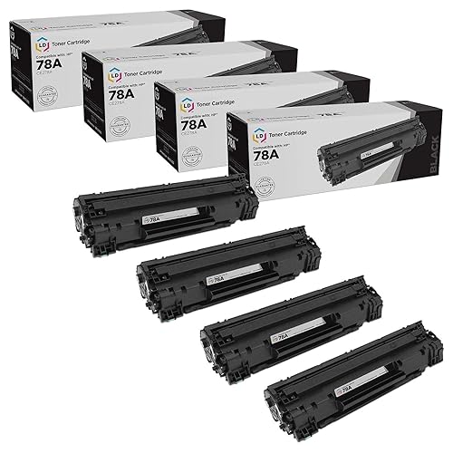 LD Products Compatible HP 78A CE278A Toner Cartridge Replacement for LaserJet Pro: M1536dnf, M1537dnf, M1538dnf, M1539dnf, P1566, P1606dn (Black