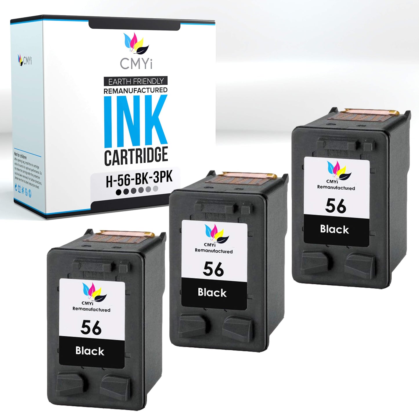 CMYi 56 Black Replacement Ink Cartridge for HP OfficeJet 5510, 5510v, 5510xi, 5515, 5600, 5605, 5605z, 5607, 5608, 5609, 5610, 5610, 5610v, 5610xi
