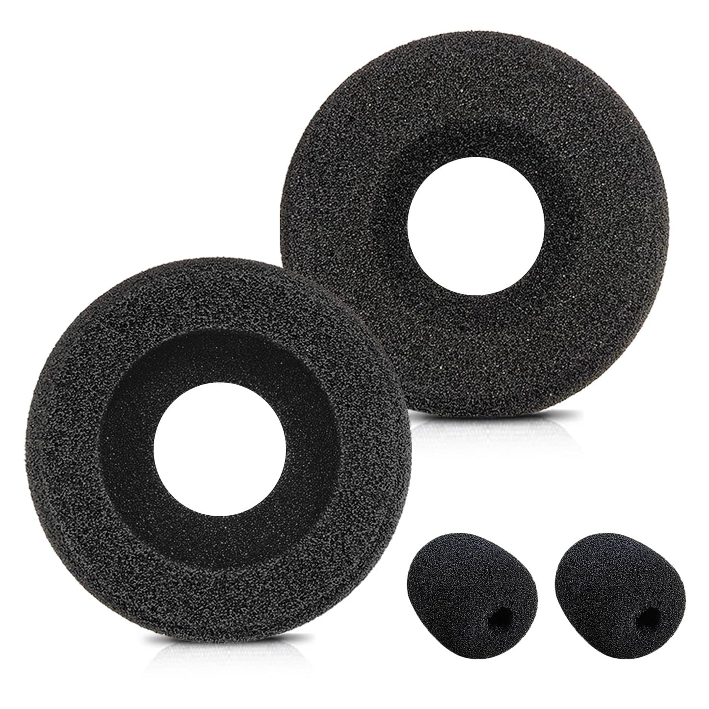 Plantronics Headset Ear Cushions Foam Replacement Ear Pad for Plantronics Blackwire C320 3320 3210 3220 HW251N HW261N HW510 HW520 Jabra PRO 930 Most