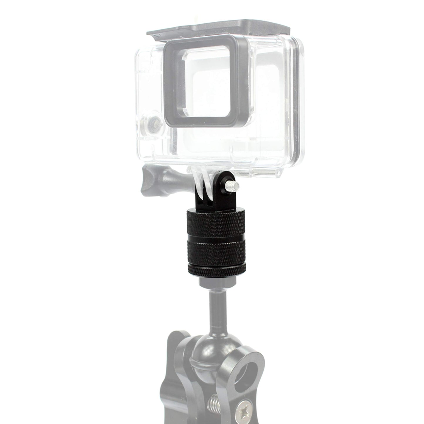 360 Degree Rotation Tripod Mount Adapter, Aluminum 1/4 inch 20 Camera Mount Compatible with GoPro 13/12 Black,Hero10/ 9/8/ 7/6/ 5/ Series,DJI, XiaoYi