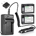Kastar Battery 2X and Charger for Samsung IA-BP105R IA-BP210R, Samsung HMX-F90 HMX-F90BN HMX-F90WN HMX-F91 SMX-F400 SMX-F500 SMX-F501 SMX-F530