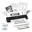 iDPRT Portable Thermal Printer, MT610 Pro Wireless for Travel, 300 DPI Bluetooth Inkless Printer Support 8.5" X 11" US Letter Thermal Paper for Home