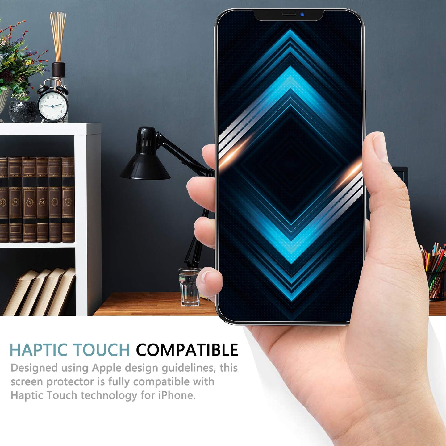 sorlnern 3-Pack Privacy Screen Protector for iPhone 12/12 Pro Privacy Screen Protector, Anti Spy Tempered Glass Film, 9H Hardness, Sensitive Touch