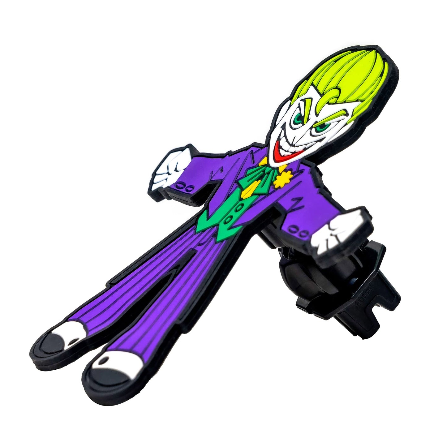 Hug Buddy The Joker Cellphone Holder, Multicolor, 360-Degree Swivel, Steel and Silicone