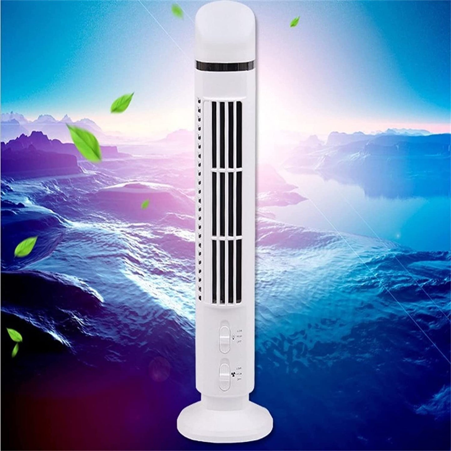 Usb Tower Fan, Mini Bladeless Tower Fan, Mini Vertical Air Conditioner Fan, Bladeless Fan Tower Electric Fan, Bladeless Standing Fan For Bedroom