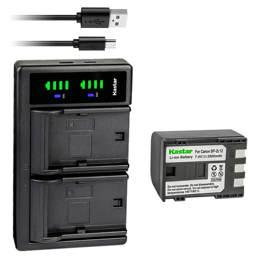Kastar 1-Pack Battery and LTD2 USB Charger Compatible with Canon Elura 40 MC, Elura 50, Elura 60, Elura 65, Elura 70, Elura 80, Elura 85, Elura 90