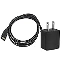 Excelshots AC Adapter/Wall Charger + USB Connection Support Cable for Sony HDR-CX405 Handycam Camcorder.