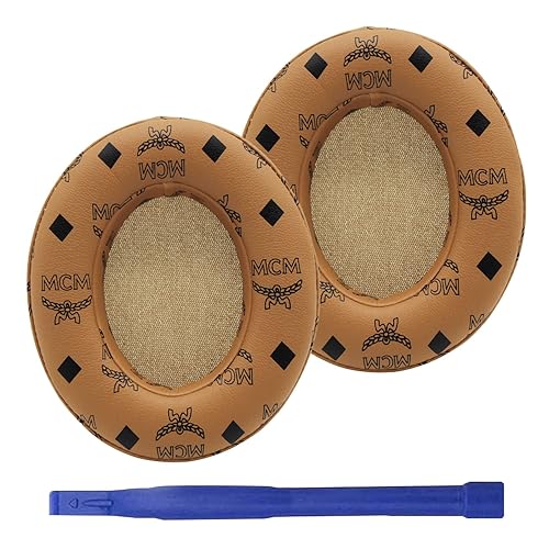 Replacement Ear Pads Protein PU Leather Ear Cushion Compatible with Beats by Dr.Dre Studio 2.0 Studio 3 B0500 B0501 Wired Wireless Over-Ear Headphones