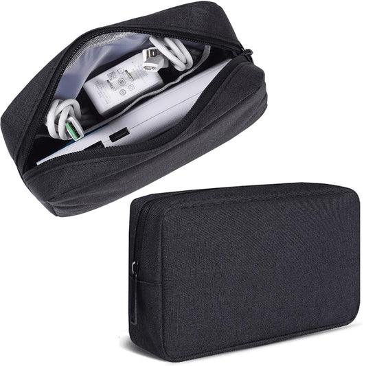 CAAORDKSO Electronics Organizer Travel Case, Cord Organizer Travel Cable Organizer Bag Waterproof Portable Accessories Case for Cable, Cord, Charger