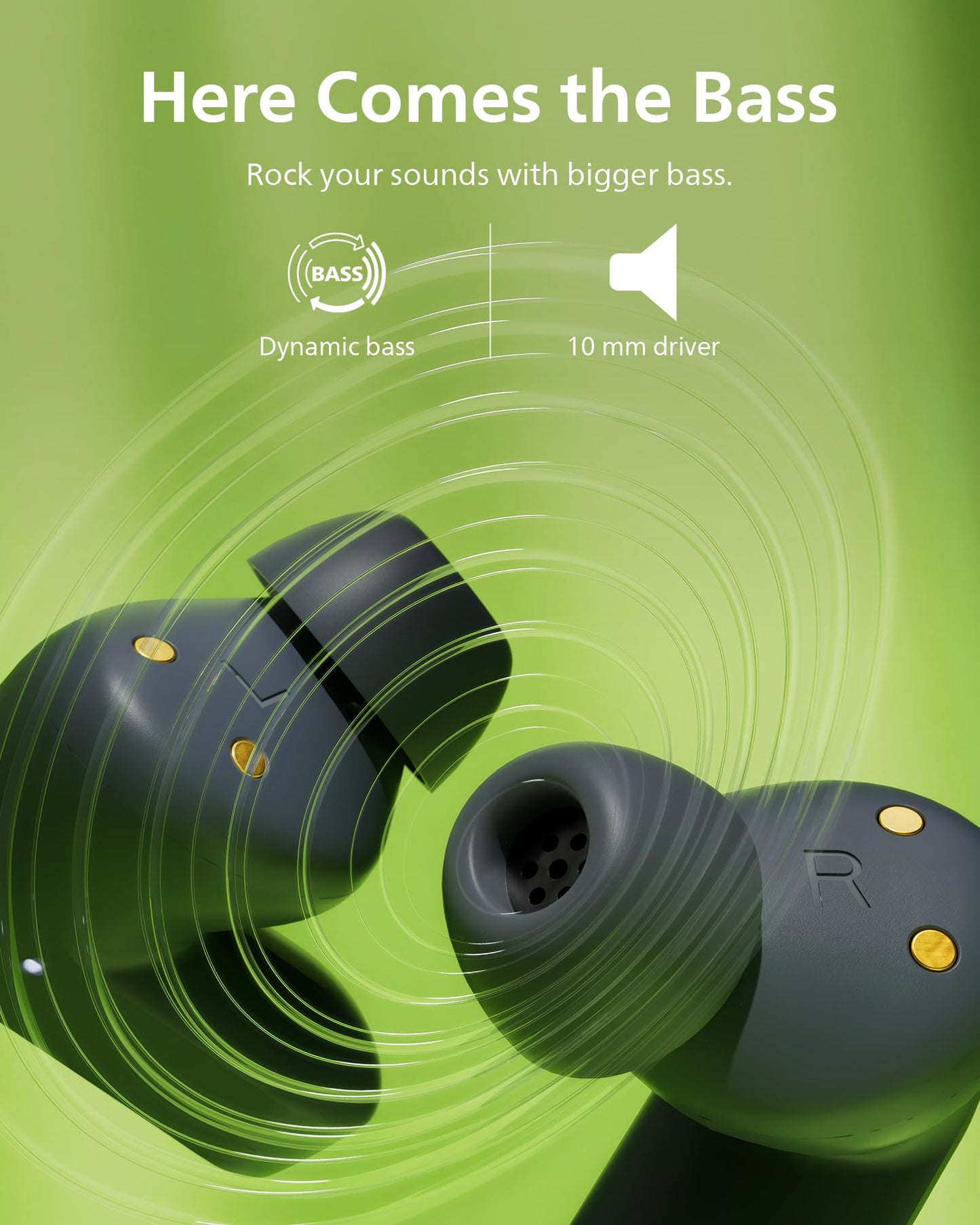 Philips TAT3519 Wireless Earbuds,True Wireless Headphones with Noise Canceling Pro,Dynamic Bass,Clear Call,24 H Battery Life,Fast Charging,Bluetooth