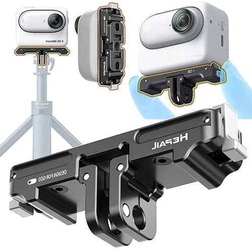 Honlyn Magnetic Mount for Insta360 Go3/GO3S,Magnetic Quick Release Bracket Holder Mount,go 3/3s Camera Mount Adapter Accessories