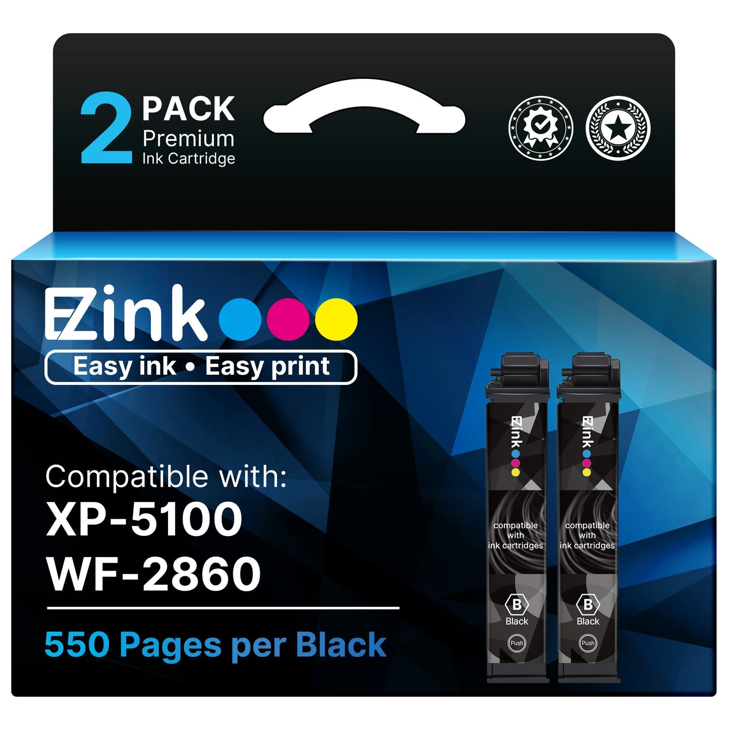E-Z Ink Remanufactured Replacement for 202XL Ink Cartridges Multipack Black
