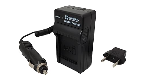 Synergy Digital Camcorder Battery Charger, Compatible with Panasonic HC-V500M Camcorder, 110/220V, Replacement for Panasonic VW-BC10 Charger