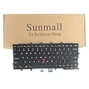 SUNMALL Keyboard Replacement Compatible with Lenovo thinkpad X230S X240 X240S X240I X250 X260 X270 Series Laptop Black US Layout
