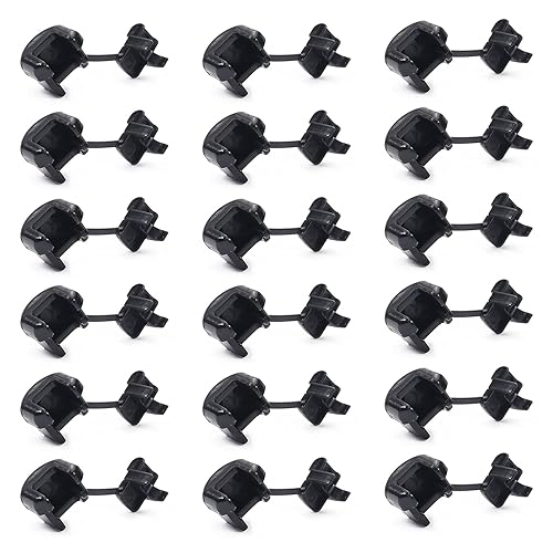 Fielect 100Pcs Round Cable Wire Strain Relief Bush Grommet Round Strain Relief Bushing Electric Cable Protection Cord Buckle 5P-4
