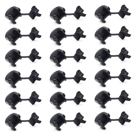 Fielect 100Pcs Round Cable Wire Strain Relief Bush Grommet Round Strain Relief Bushing Electric Cable Protection Cord Buckle 5P-4
