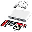 Memory Stick Pro Duo Adapter - XD Picture Card Reader for iPhone/USB C/A, 4 in 1 SD/TF/MS/XD Card Reader Adapter Sony Cybershot Card Reader Support