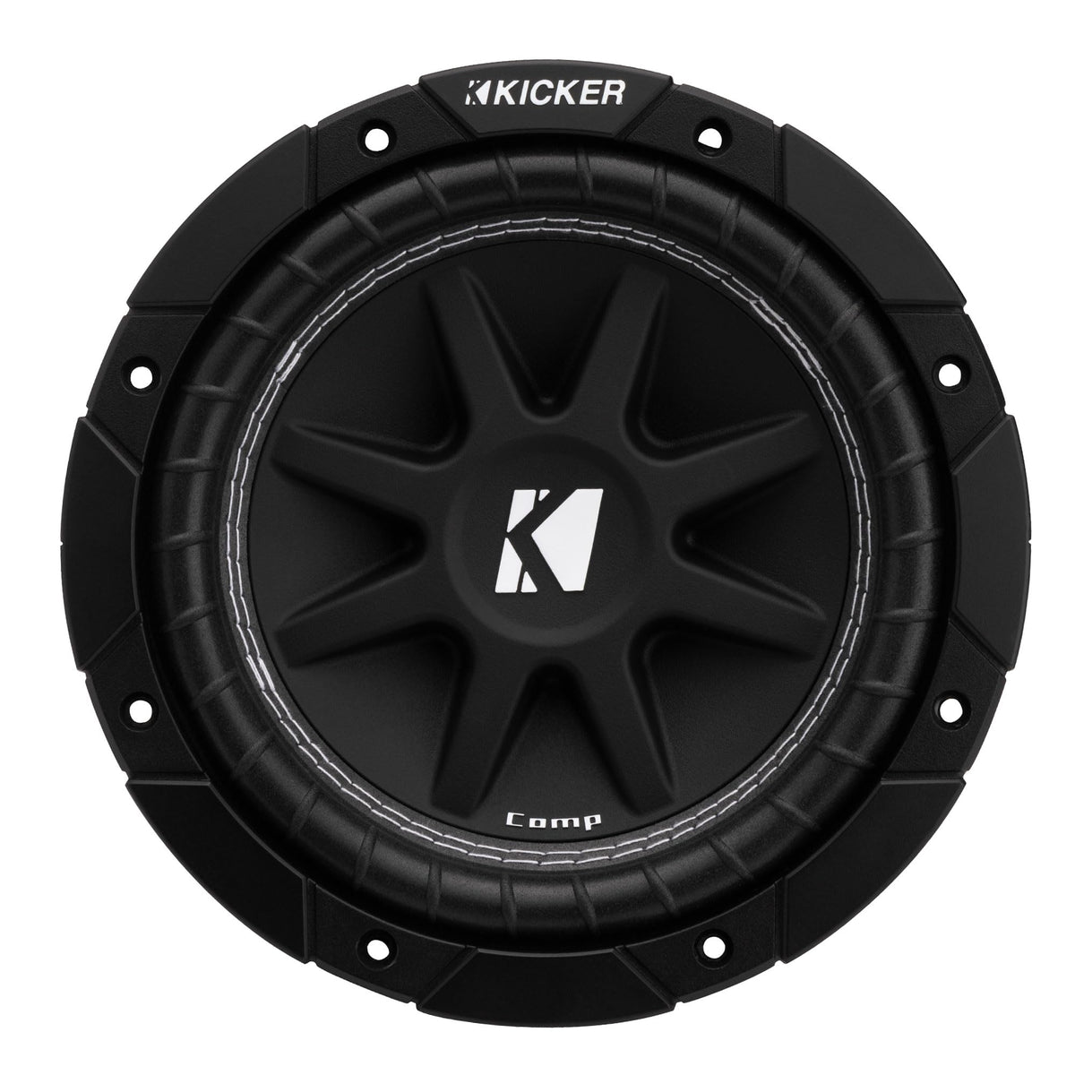 KICKER 43C84 Comp 8" Subwoofer, Single Voice Coil, 4-Ohm