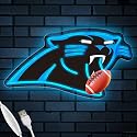Football Team Neon Sign, Cool Dimmable Light Up Football Team Logo Hanging USB Powered for Wall Decor Art, Man Cave, Bedroom, Game Room Deco, Birthday