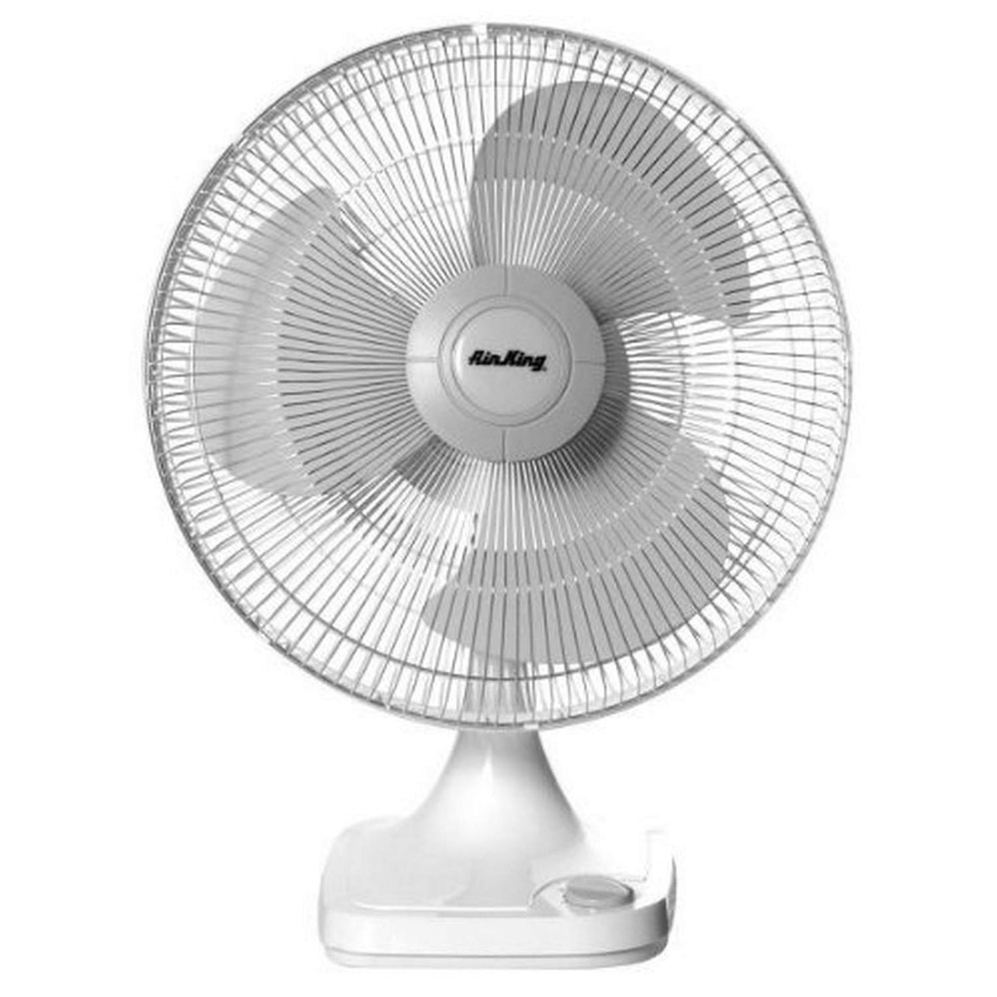 Air King 3151G 16-Inch Commercial Grade Oscillating Table Fan, White Finish
