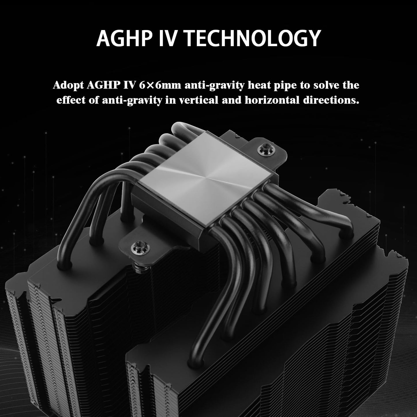 Thermalright Peerless Assassin 140 Black CPU Air Cooler, 6 Heat Pipes Heatsink Dual Towers Cooler, Dual PWM Fans with 1500RPM Speed, Desktop CPU