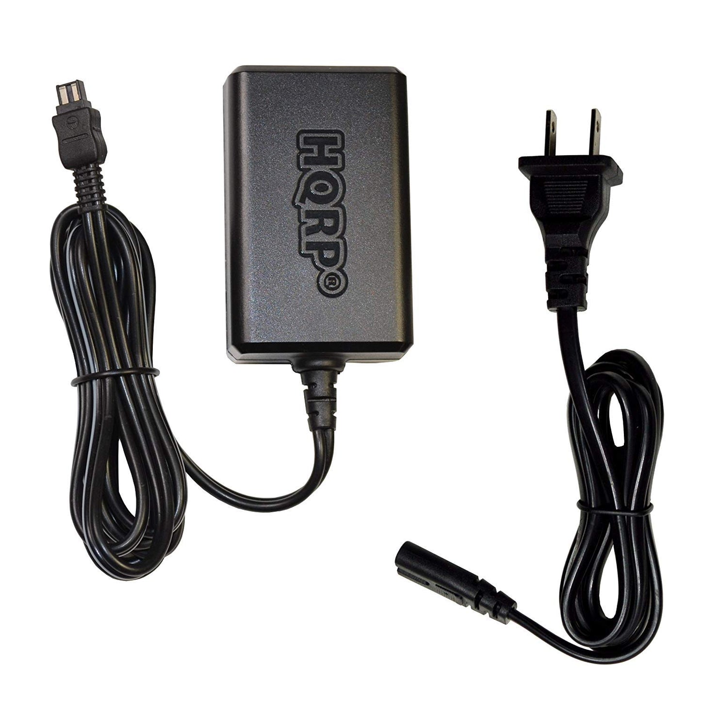 HQRP 8.4V AC Adapter Charger - Replaces AC-L200 AC-L25 - Compatible with Sony HandyCam DCR-DVD103 DCR-DVD308 DCR-HC21 HDR-CX130 HDR-CX160 - Desk