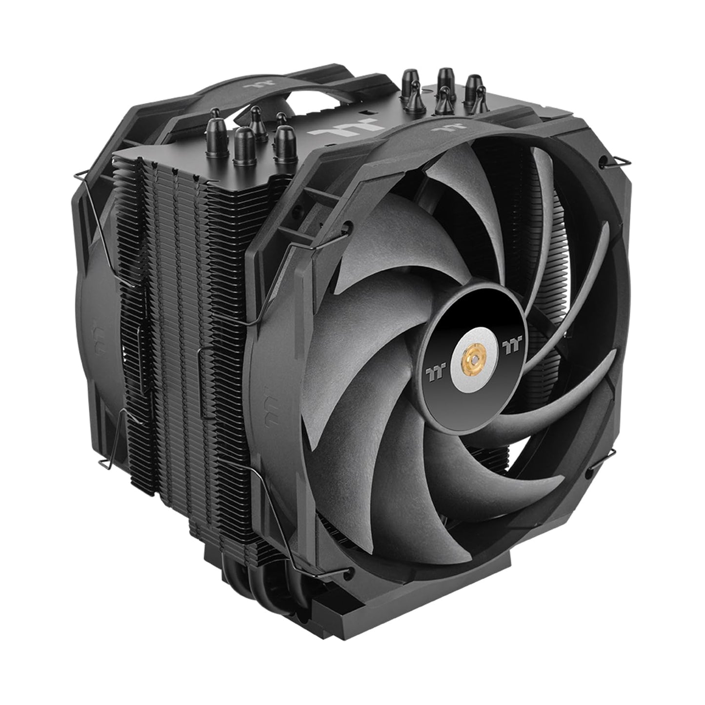 Thermaltake WAIR CPU Cooler; Six ?6mm Copper Heat Pipes; 2x140mm PWM Fans; 500~1500RPM; Single Tower; LGA 4677 & sTR5/SP6; 500W TDP; Black